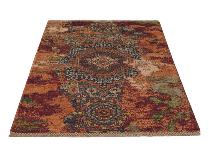 Detail image of 2' 11 x 4' Hand Knotted Mamluk Ziegler Rug