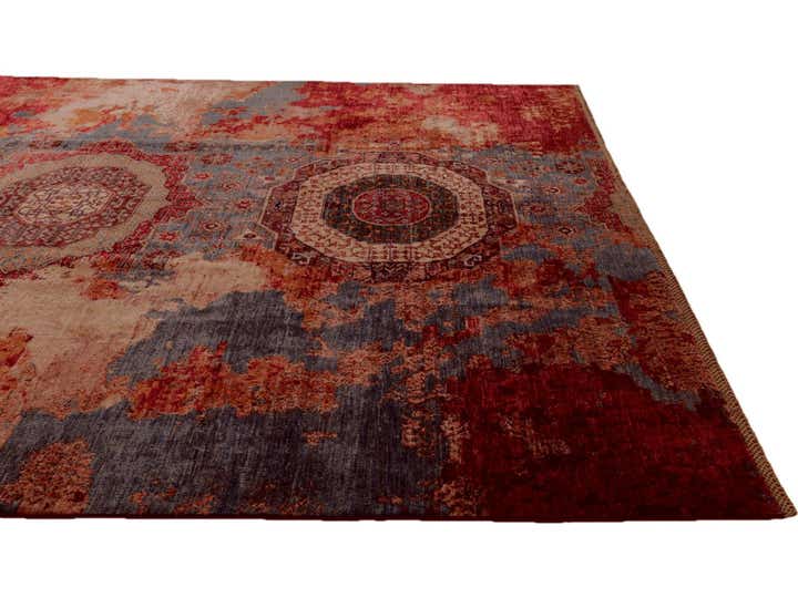 8' 6 x 9' 11 Hand Knotted Mamluk Ziegler Rug