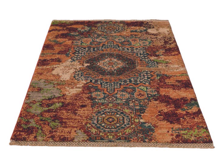 Detail image of 2' 10 x 4' 1 Hand Knotted Mamluk Ziegler Rug
