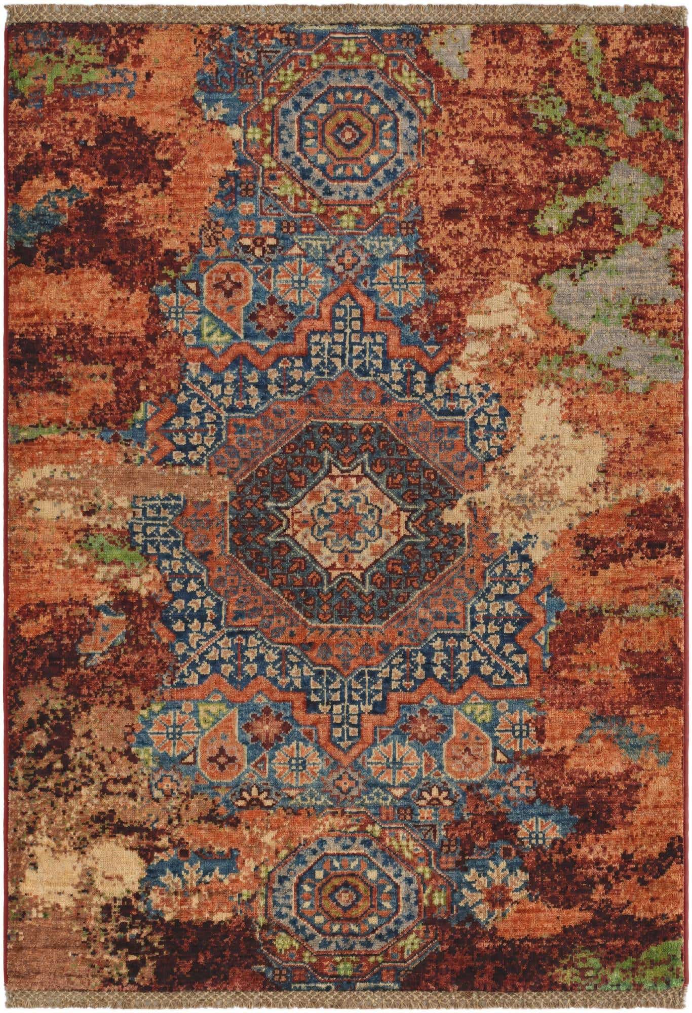 2' 10 x 4' 1 Hand Knotted Mamluk Ziegler Rug