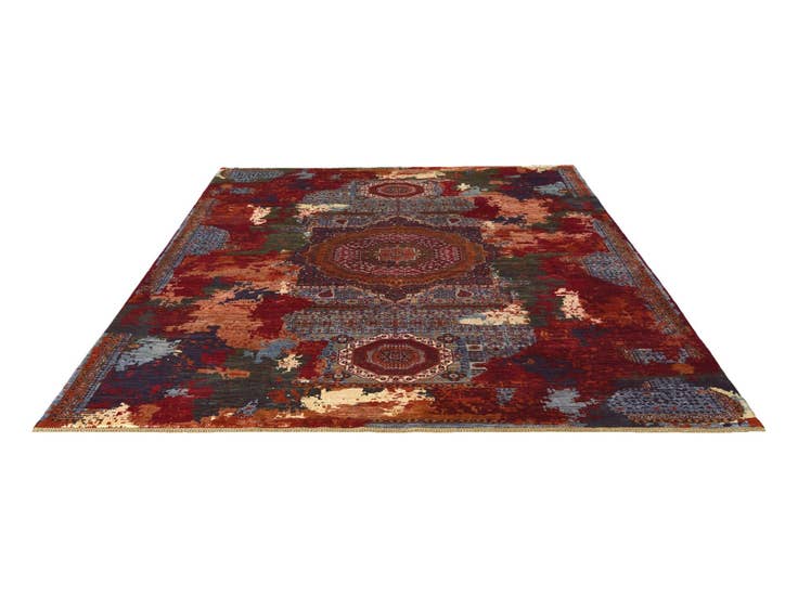 Detail image of 10' 4 x 12' 9 Hand Knotted Mamluk Ziegler Rug