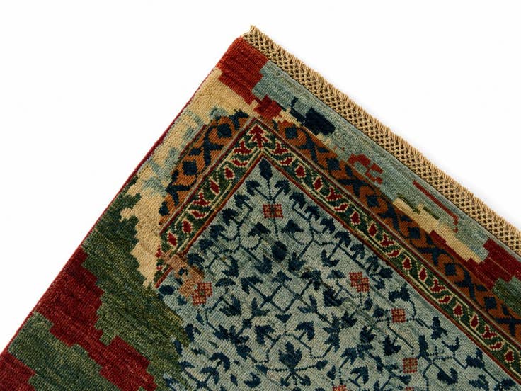 Detail image of 10' 4 x 12' 9 Hand Knotted Mamluk Ziegler Rug
