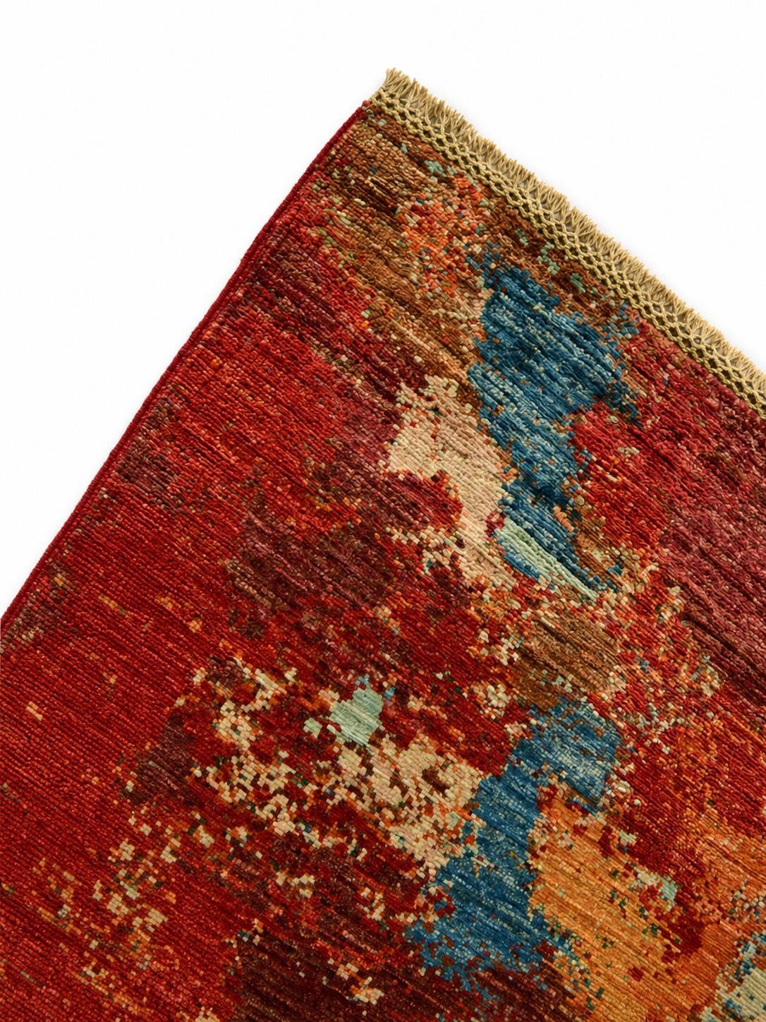 5' 9 x 8' 10 Hand Knotted Mamluk Ziegler Rug
