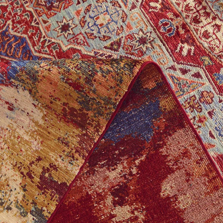 Detail image of 5' 9 x 8' 10 Hand Knotted Mamluk Ziegler Rug
