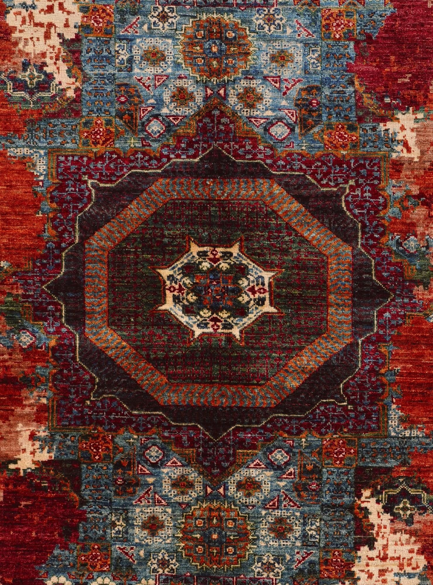 5' 10 x 8' 2 Hand Knotted Mamluk Ziegler Rug