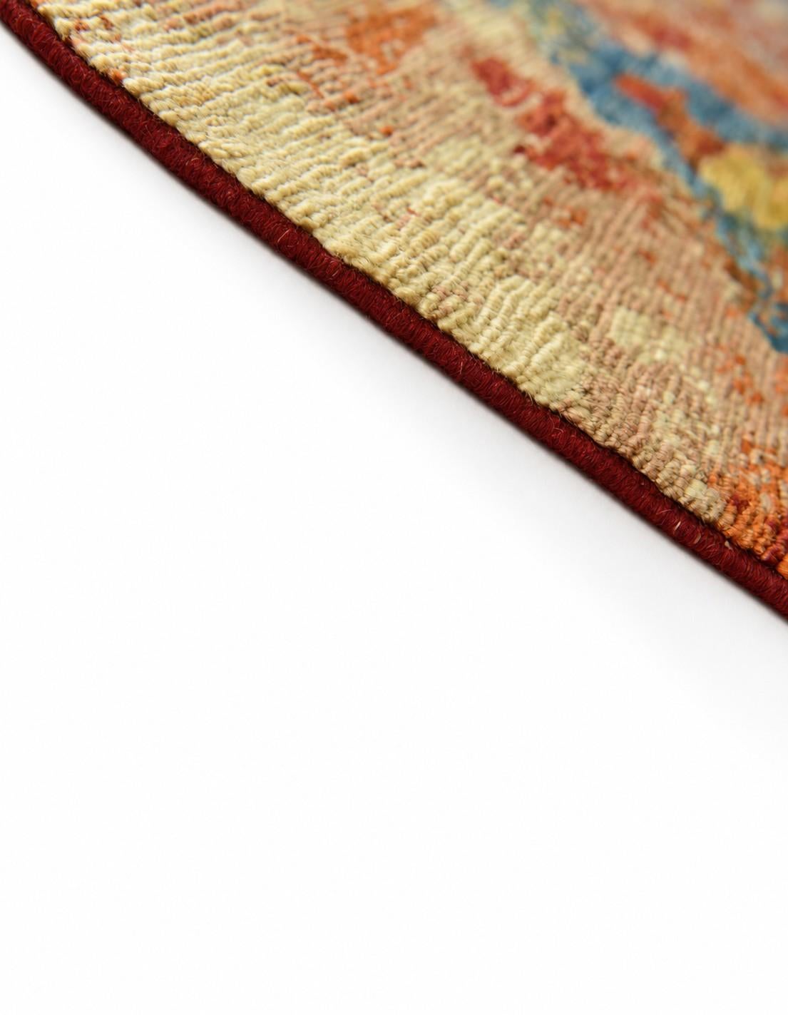 180cm x 250cm Hand Knotted Mamluk Ziegler Rug