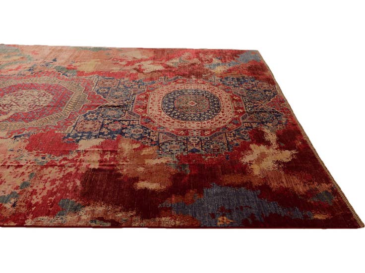 Detail image of 9' 8 x 12' 8 Hand Knotted Mamluk Ziegler Rug