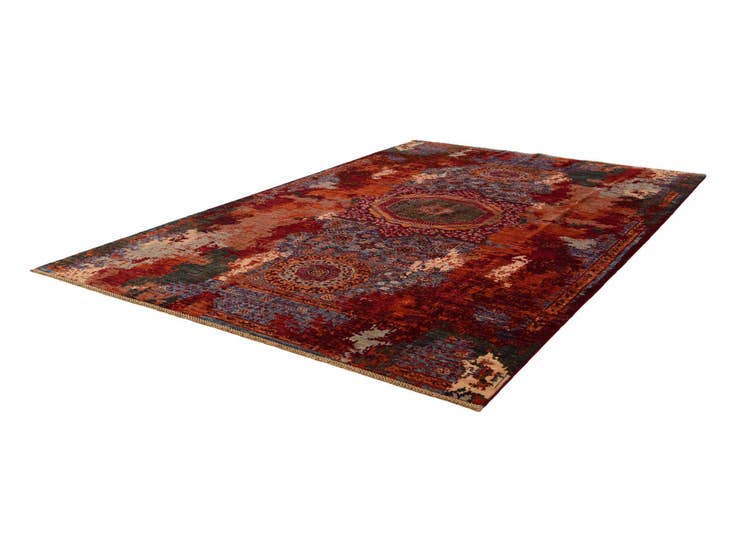 Detail image of 7' 2 x 10' 6 Hand Knotted Mamluk Ziegler Rug