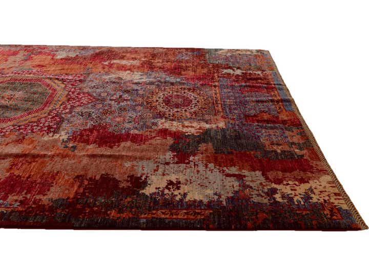 7' 2 x 10' 6 Hand Knotted Mamluk Ziegler Rug
