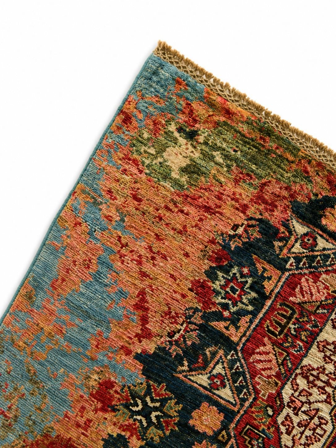 4' 4 x 6' 5 Hand Knotted Mamluk Ziegler Rug