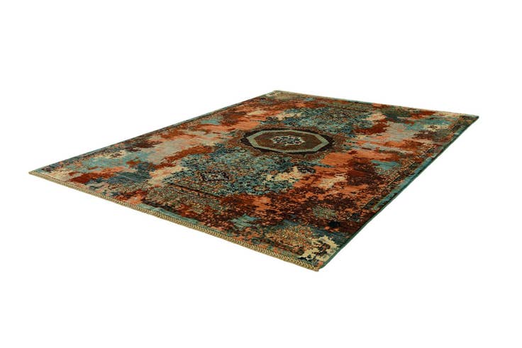Detail image of 5' x 6' 7 Hand Knotted Mamluk Ziegler Rug