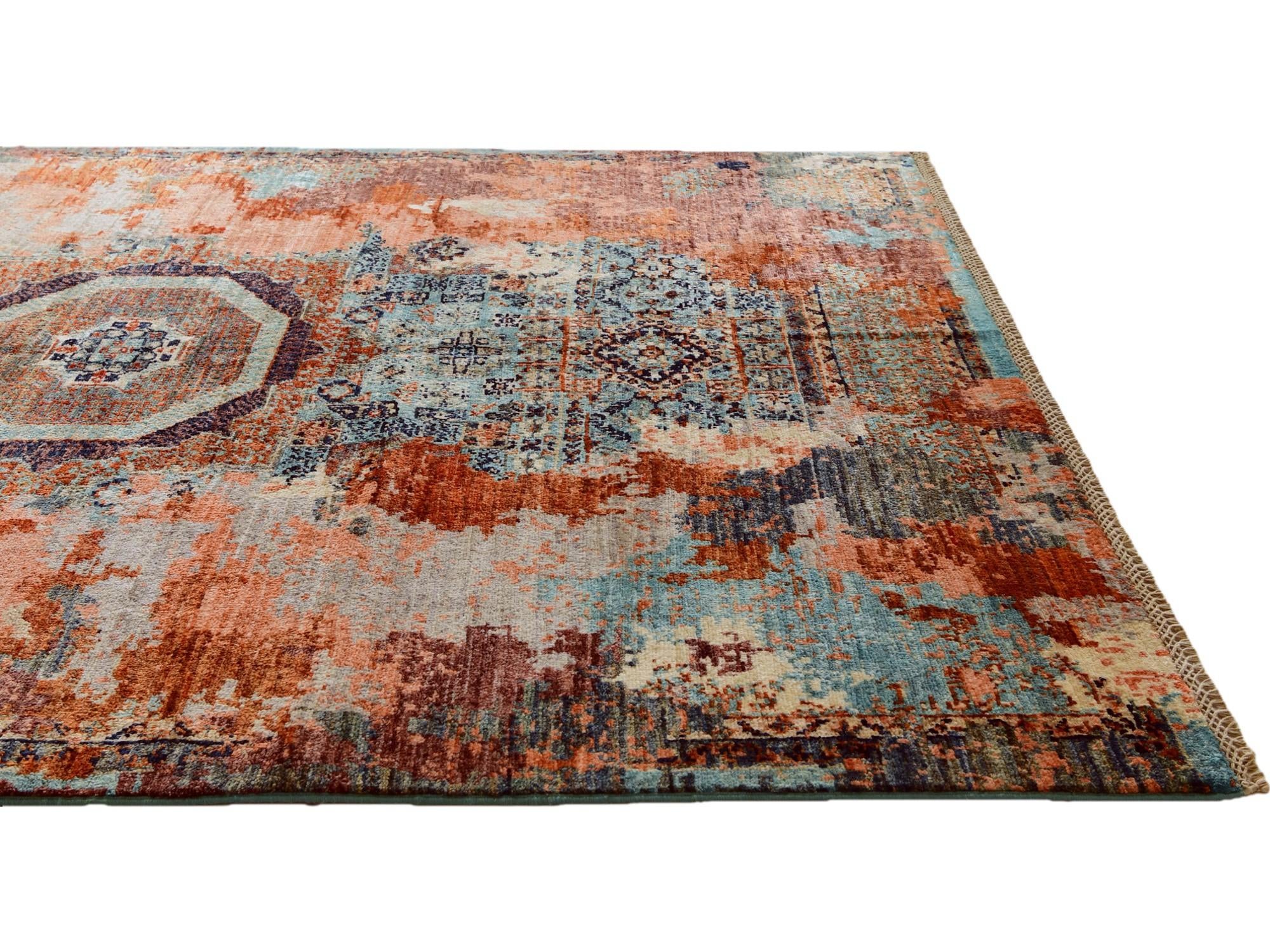 5' x 6' 7 Hand Knotted Mamluk Ziegler Rug