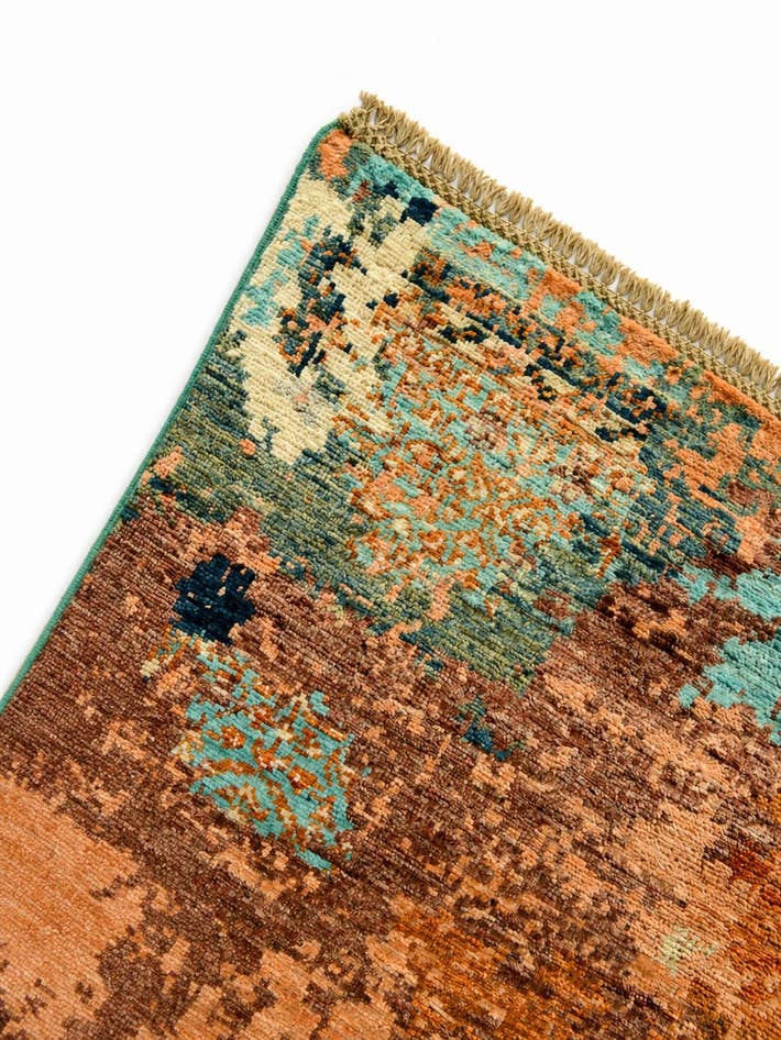 Detail image of 5' x 6' 7 Hand Knotted Mamluk Ziegler Rug