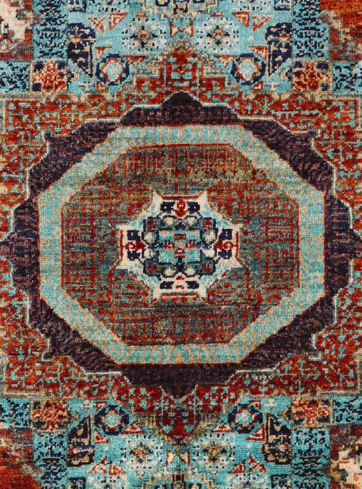 5' x 6' 7 Hand Knotted Mamluk Ziegler Rug