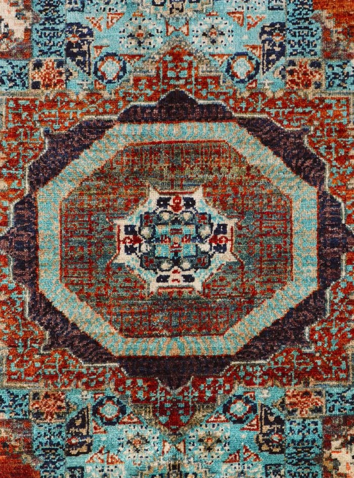 Detail image of 5' x 6' 7 Hand Knotted Mamluk Ziegler Rug