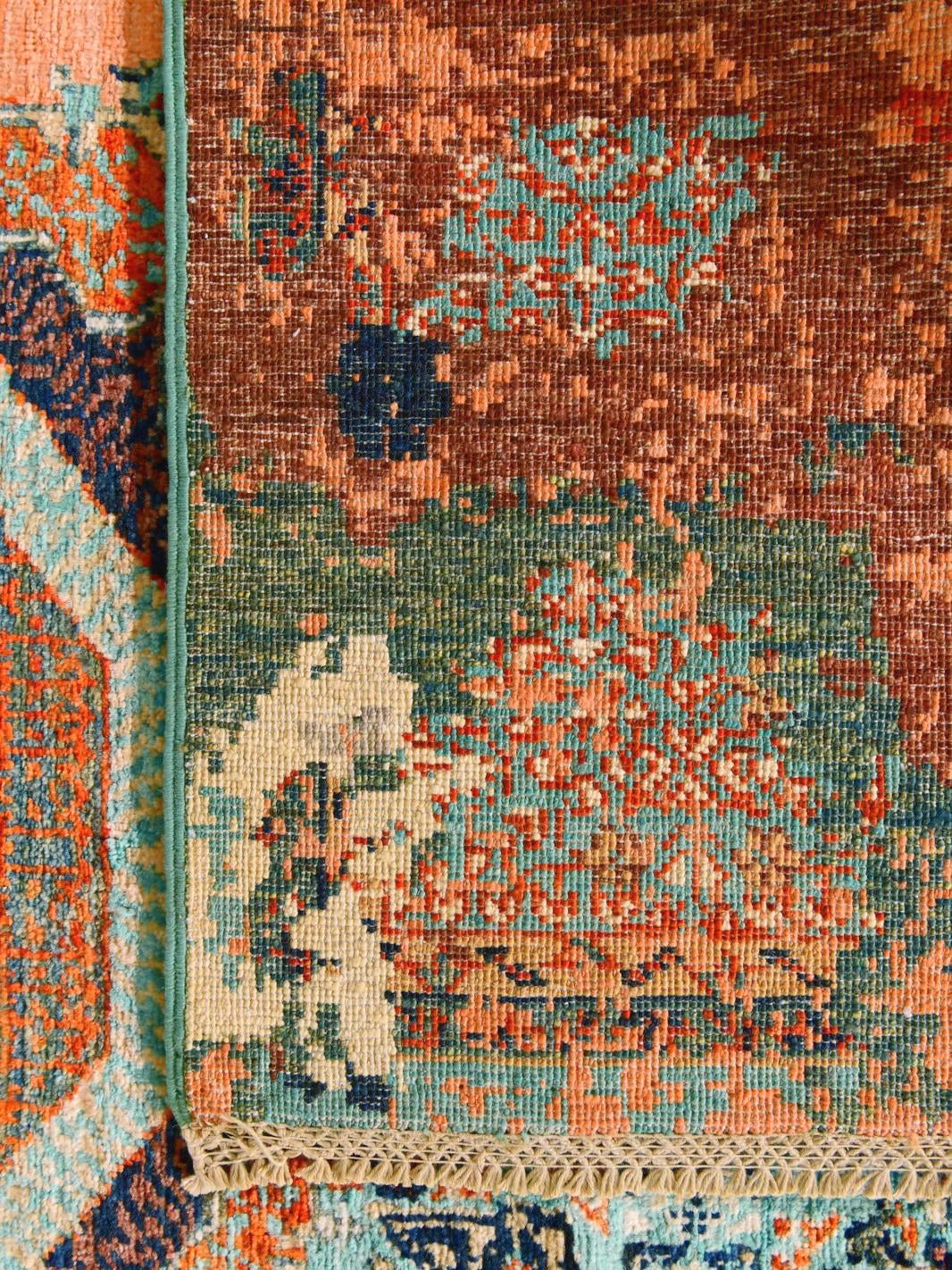 Detail image 11 of 11: 5' x 6' 7 Hand Knotted Mamluk Ziegler Rug
