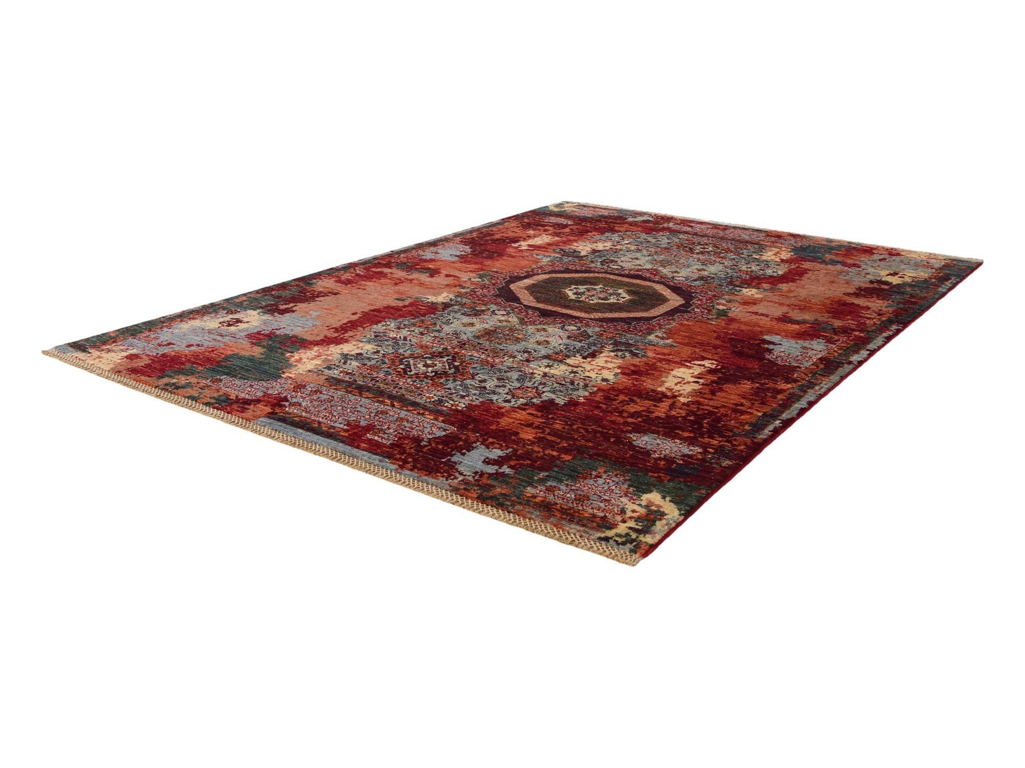 5' 9 x 7' 10 Hand Knotted Mamluk Ziegler Rug
