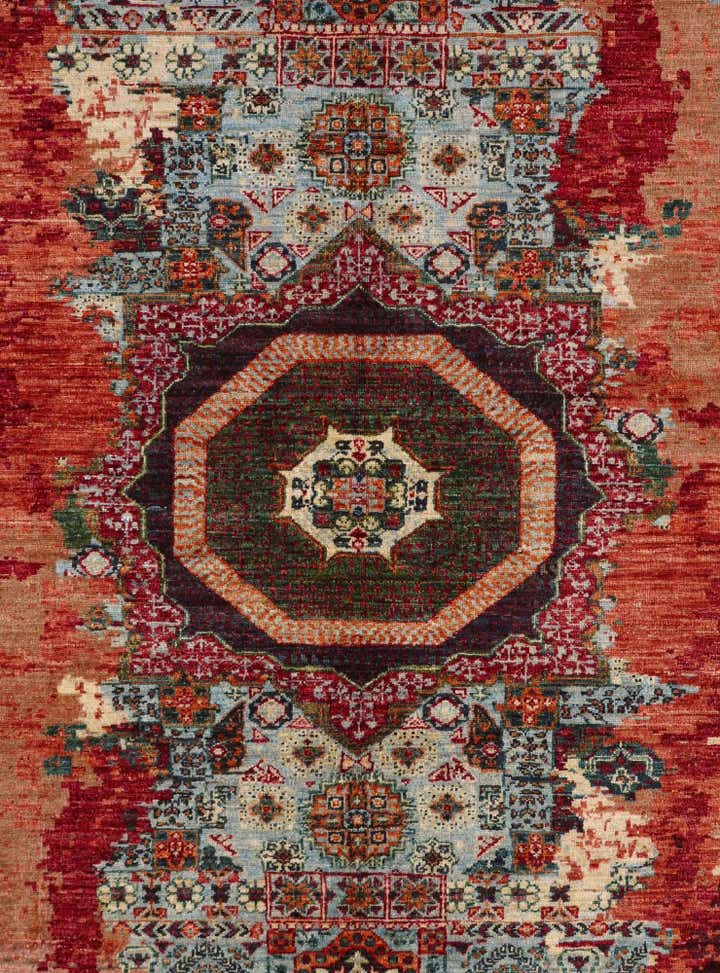 5' 9 x 7' 10 Hand Knotted Mamluk Ziegler Rug