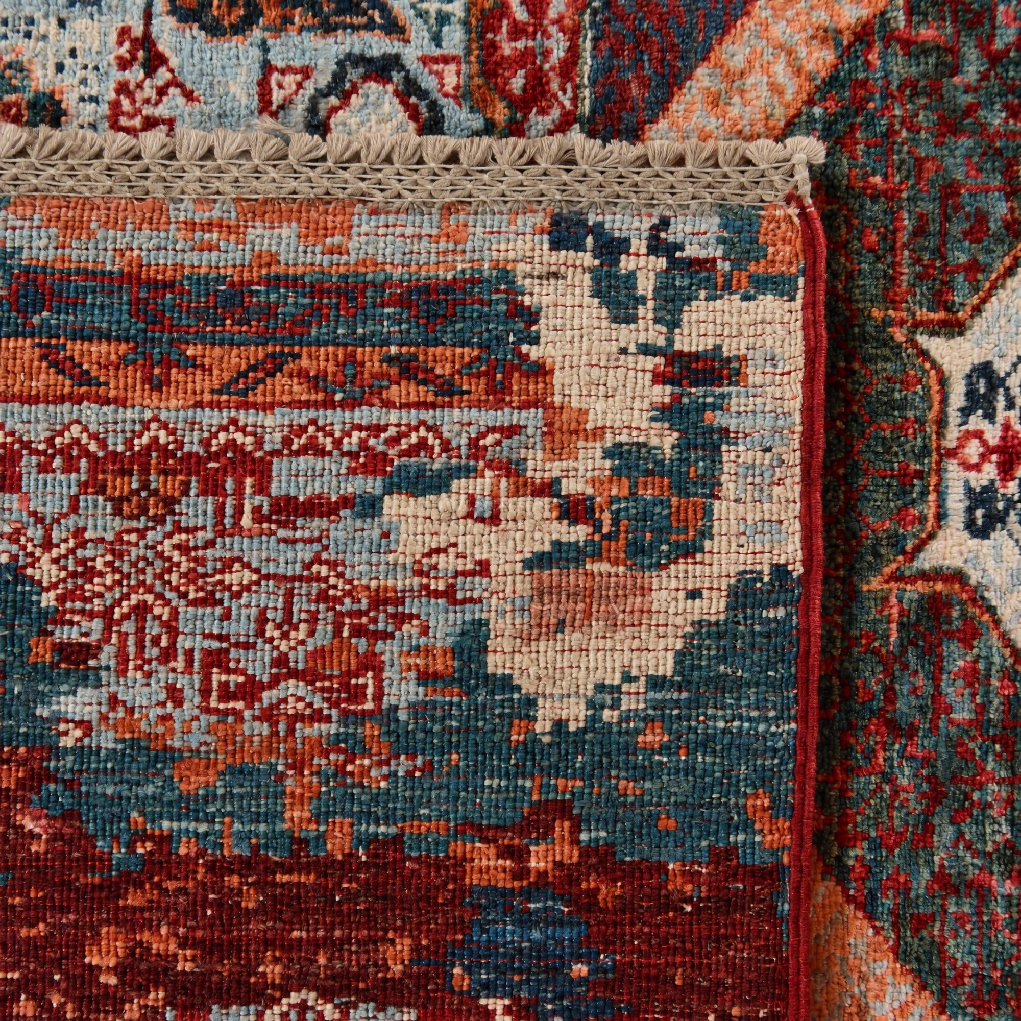 175cm x 240cm Hand Knotted Mamluk Ziegler Rug