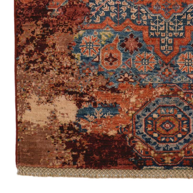 Detail image of 2' 10 x 4' Hand Knotted Mamluk Ziegler Rug