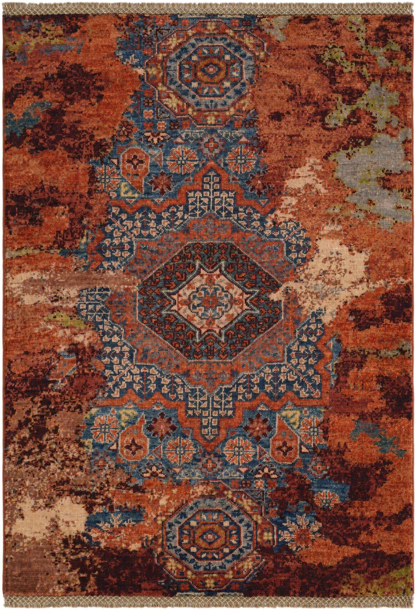 2' 10 x 4' Hand Knotted Mamluk Ziegler Rug