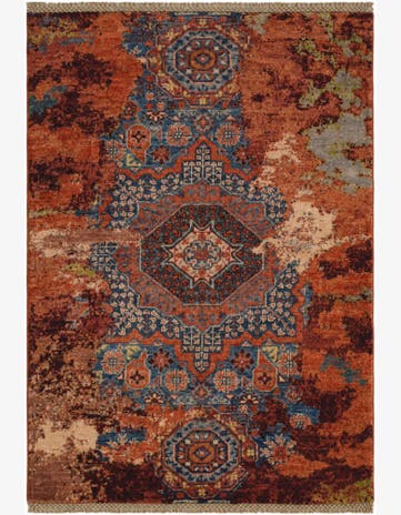 2' 10 x 4' Hand Knotted Mamluk Ziegler Rug