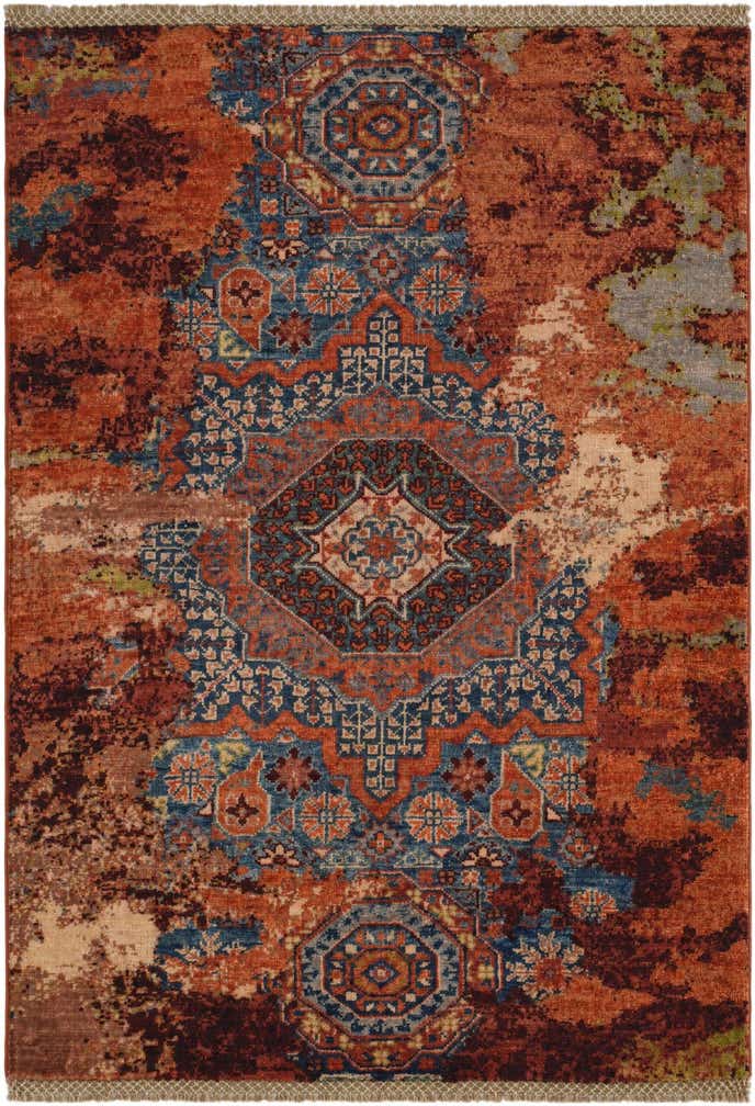2' 10 x 4' Hand Knotted Mamluk Ziegler Rug
