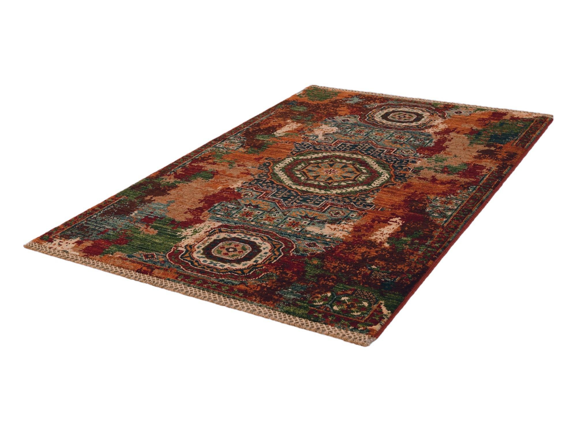2' 9 x 4' 3 Hand Knotted Mamluk Ziegler Rug