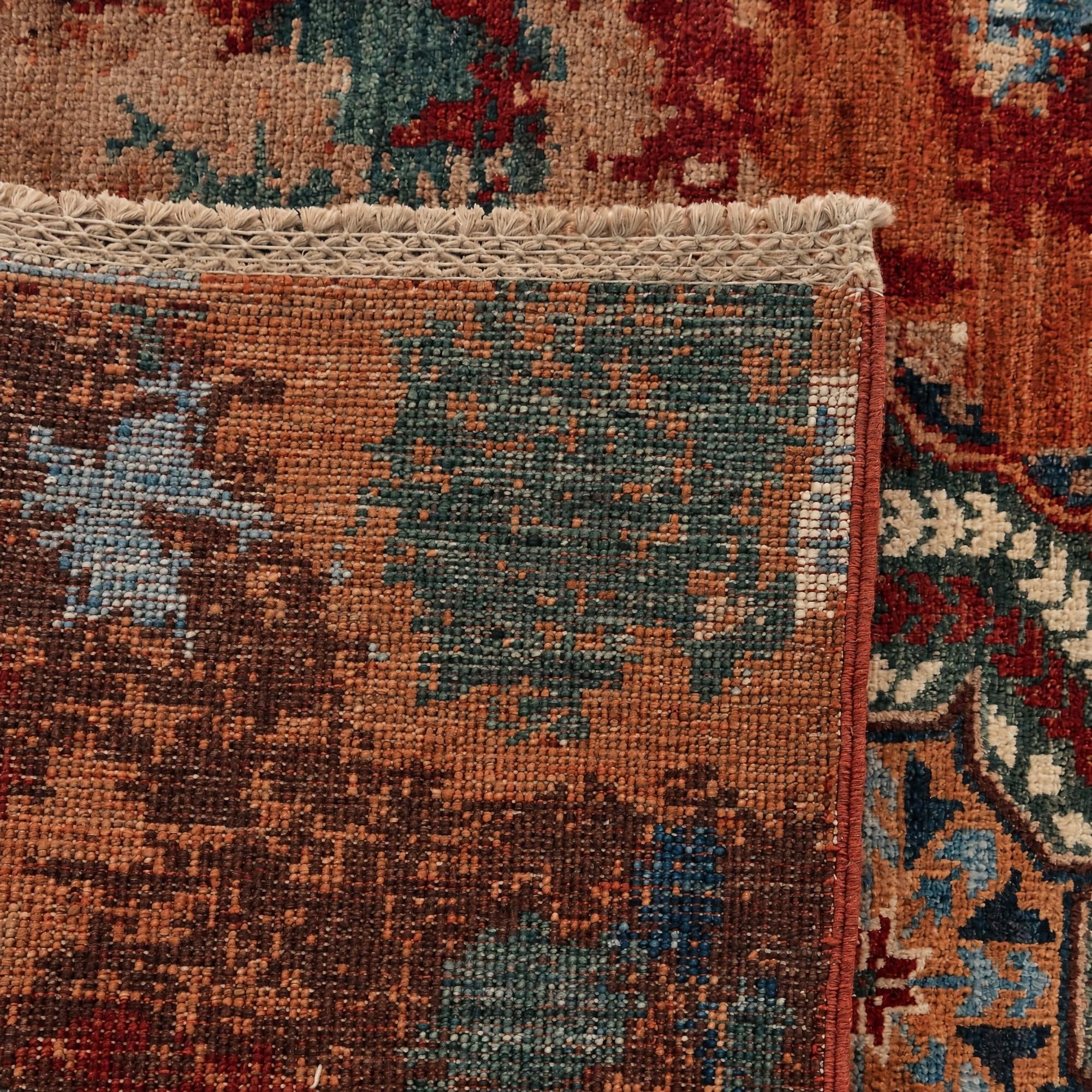 85cm x 130cm Hand Knotted Mamluk Ziegler Rug