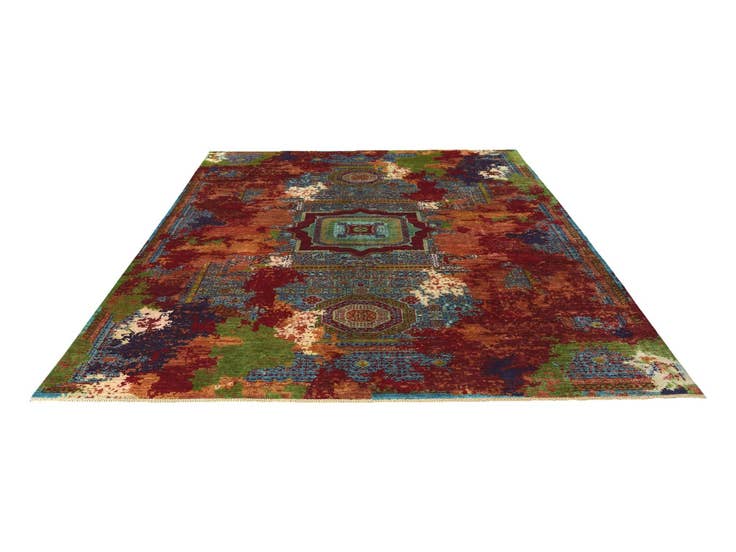 Detail image of 10' 1 x 13' 5 Hand Knotted Mamluk Ziegler Rug