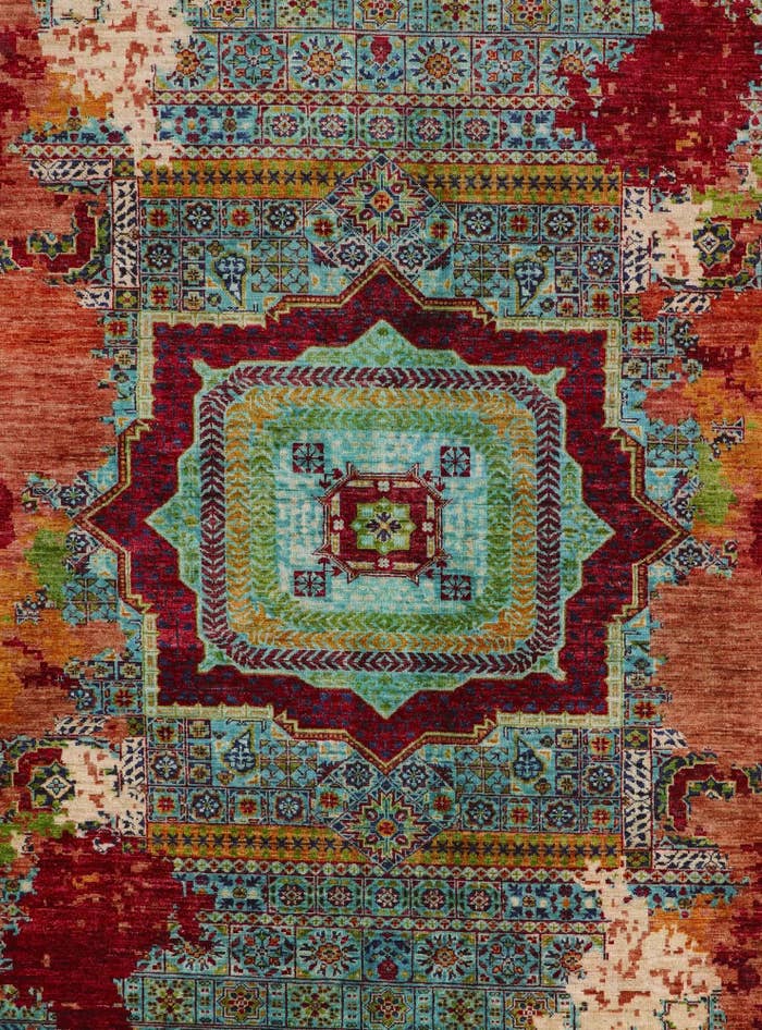 Detail image of 10' 1 x 13' 5 Hand Knotted Mamluk Ziegler Rug