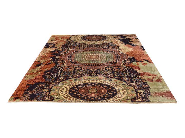 8' x 10' 2 Hand Knotted Mamluk Ziegler Rug