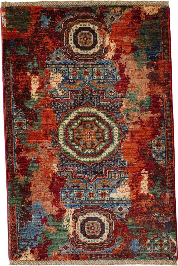 2' 10 x 4' 3 Hand Knotted Mamluk Ziegler Rug
