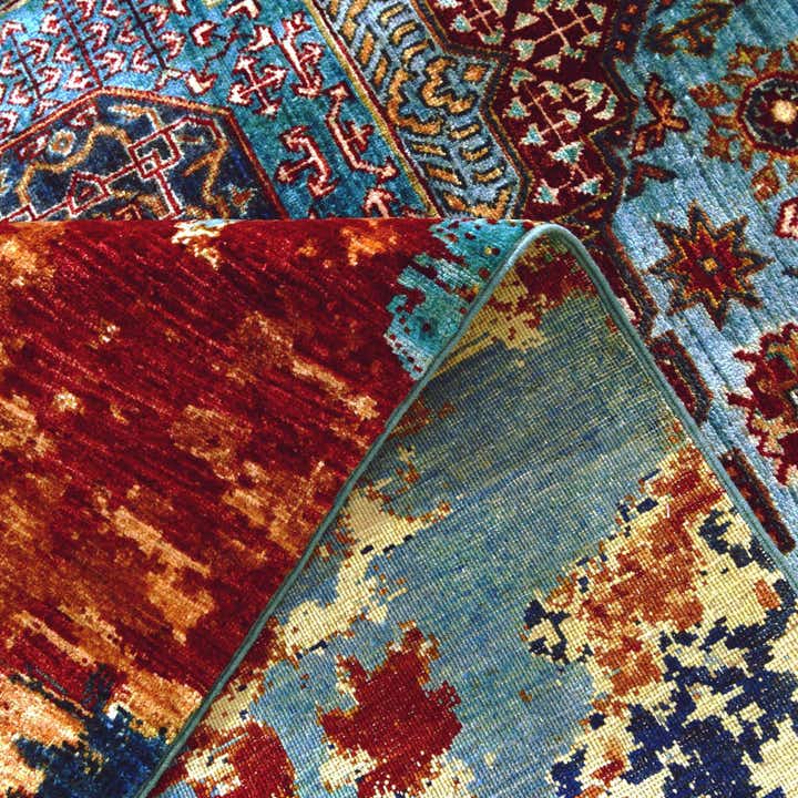 6' 8 x 9' 11 Hand Knotted Mamluk Ziegler Rug