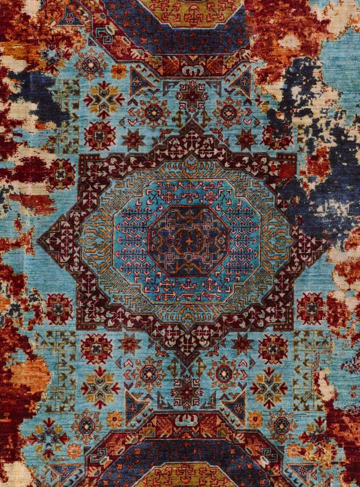 6' 8 x 9' 11 Hand Knotted Mamluk Ziegler Rug