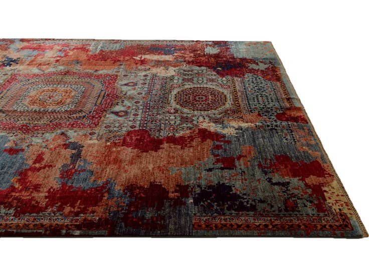 Detail image of 8' 10 x 10' 3 Hand Knotted Mamluk Ziegler Rug