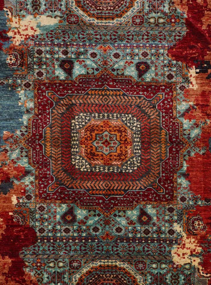8' 10 x 10' 3 Hand Knotted Mamluk Ziegler Rug