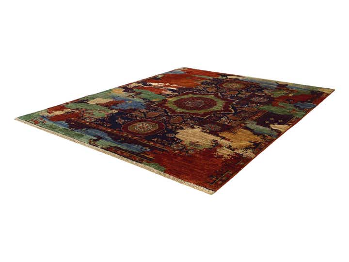 5' 3 x 6' 5 Hand Knotted Mamluk Ziegler Rug