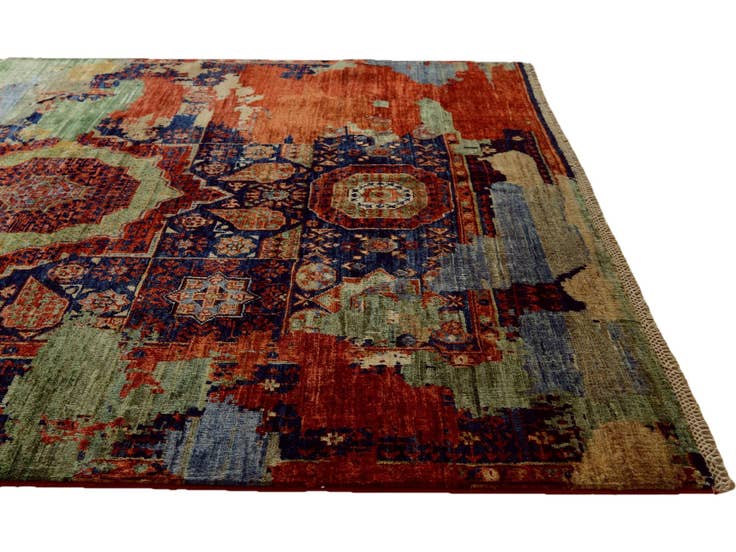 Detail image of 5' 3 x 6' 5 Hand Knotted Mamluk Ziegler Rug
