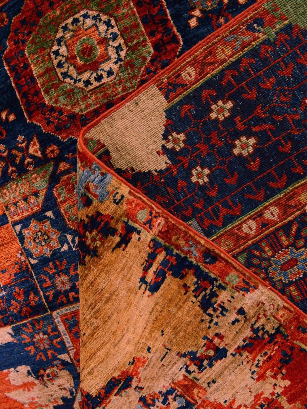 160cm x 195cm Hand Knotted Mamluk Ziegler Rug