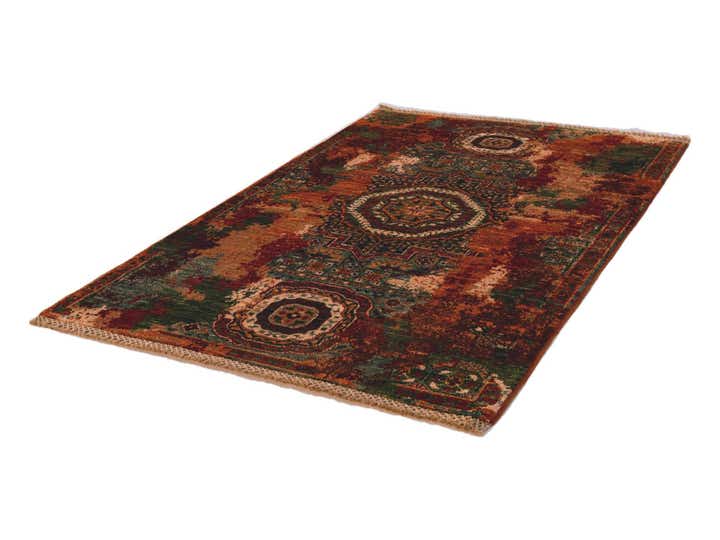 2' 9 x 4' 3 Hand Knotted Mamluk Ziegler Rug