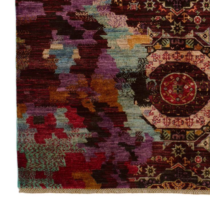 Detail image of 5' 8 x 7' 10 Hand Knotted Mamluk Ziegler Rug