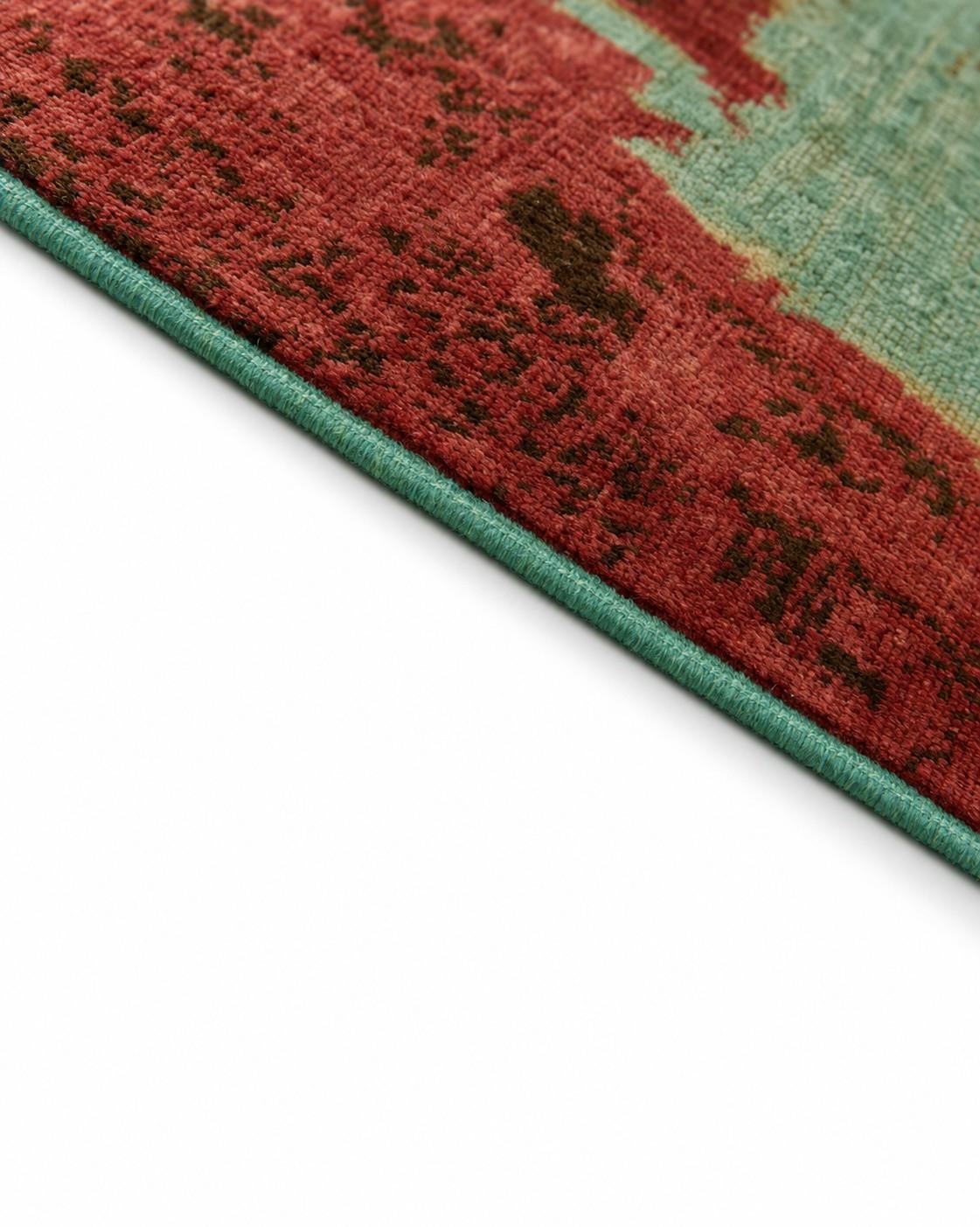 Detail image 8 of 11: 5' 8 x 7' 10 Hand Knotted Mamluk Ziegler Rug