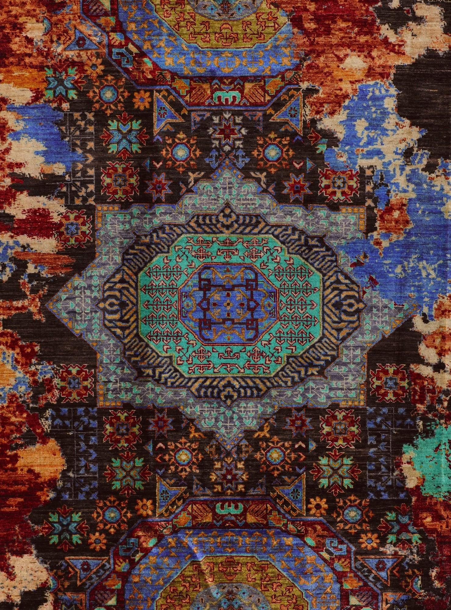 6' 8 x 9' 10 Hand Knotted Mamluk Ziegler Rug