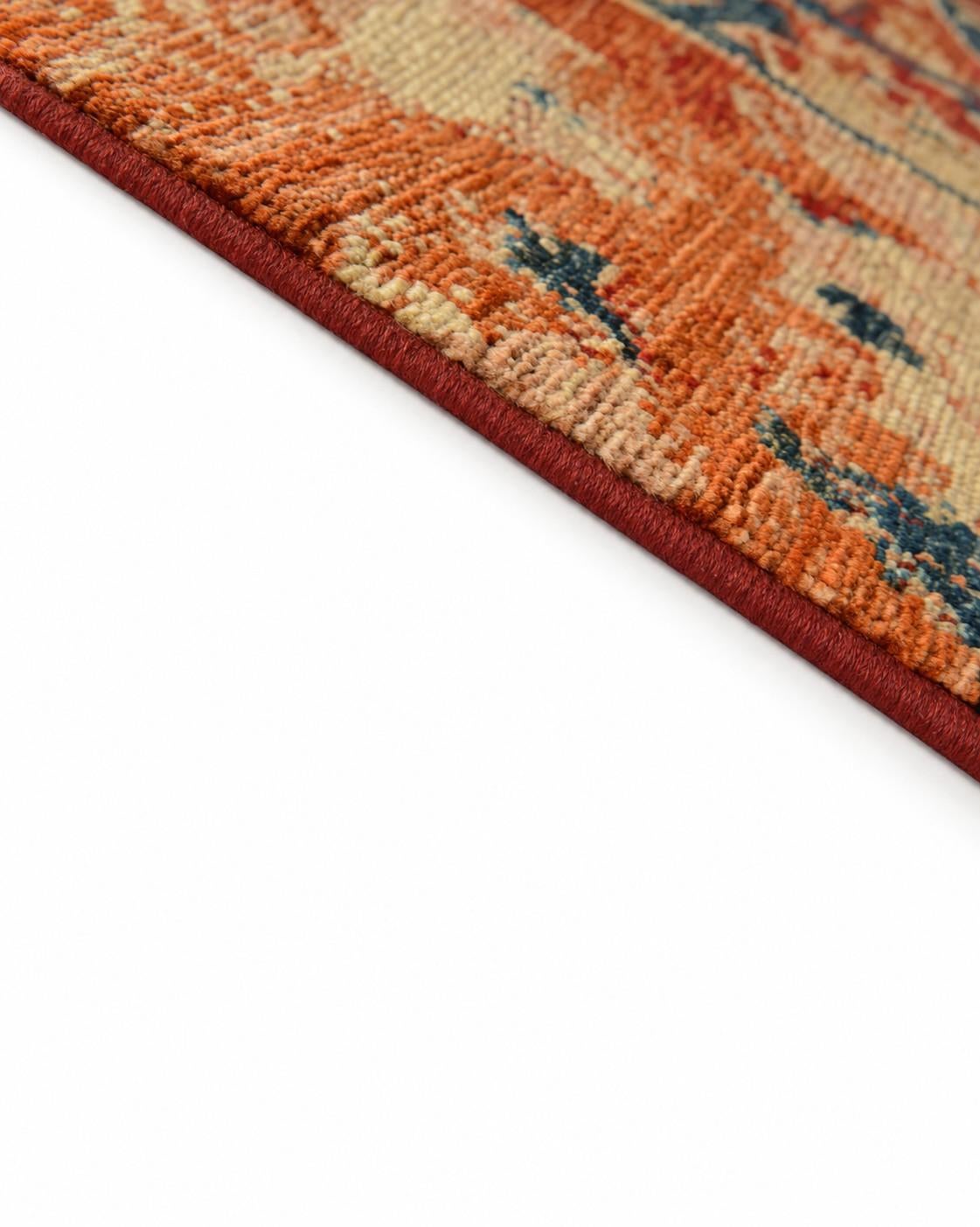 Detail image 8 of 12: 4' 2 x 6' 3 Hand Knotted Mamluk Ziegler Rug