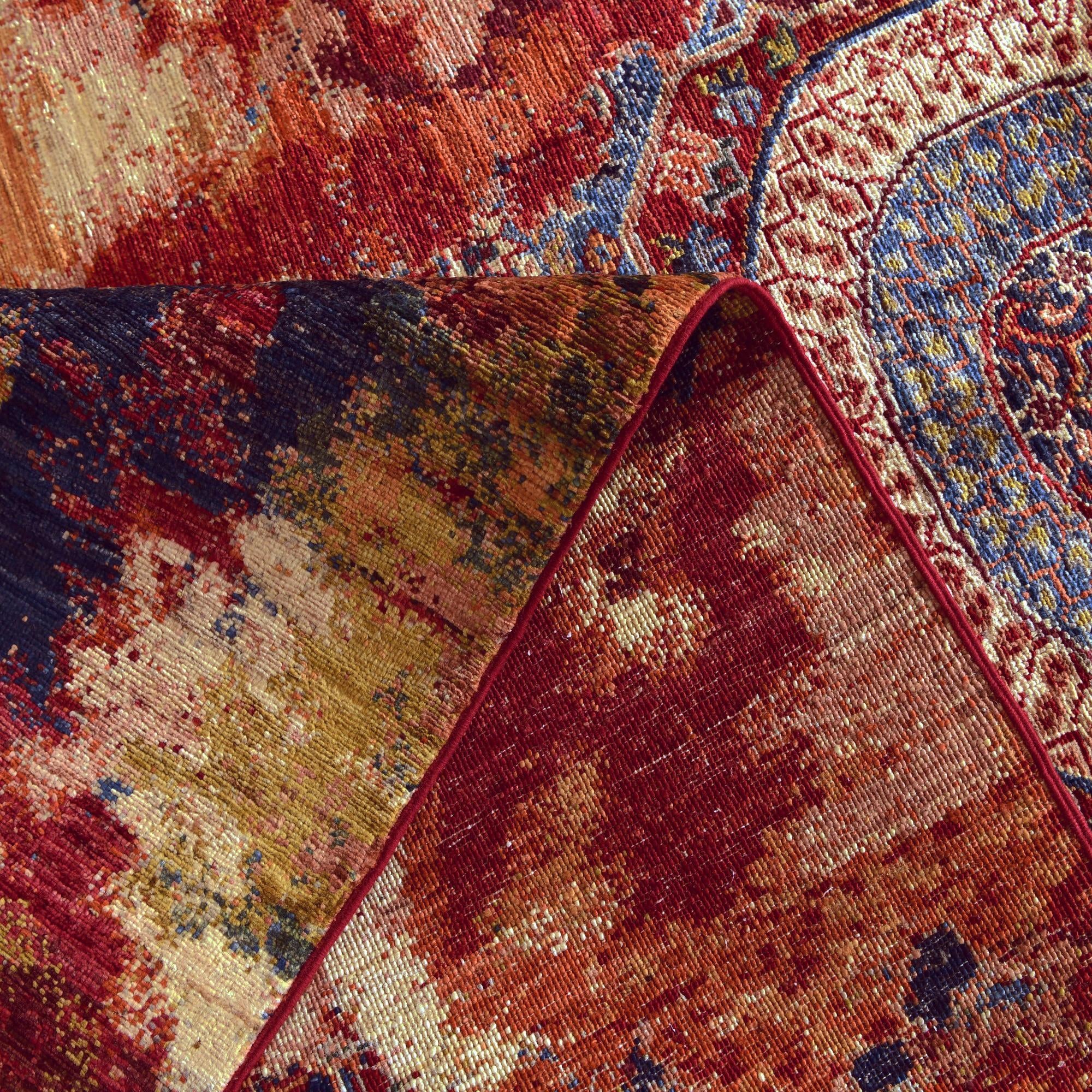 4' 2 x 6' 3 Hand Knotted Mamluk Ziegler Rug