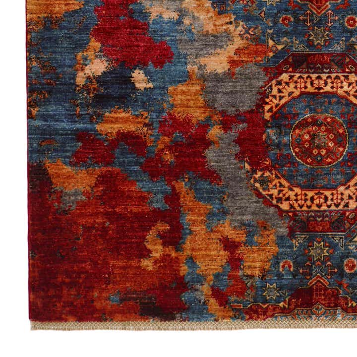 5' 9 x 8' 5 Hand Knotted Mamluk Ziegler Rug