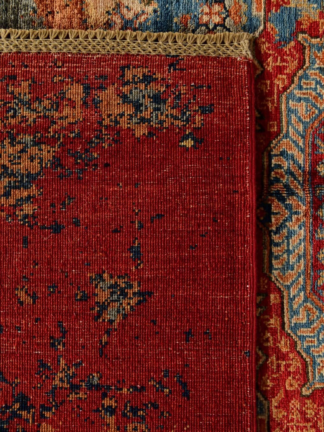 Detail image 12 of 12: 5' 9 x 8' 5 Hand Knotted Mamluk Ziegler Rug