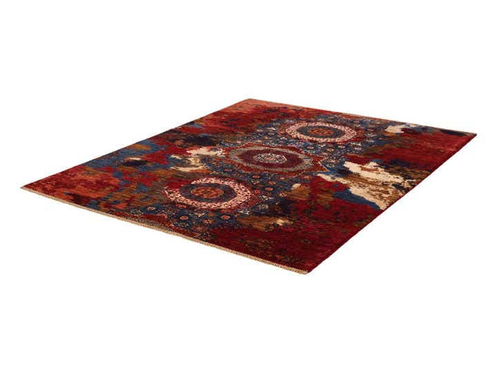 6' x 7' 7 Hand Knotted Mamluk Ziegler Rug