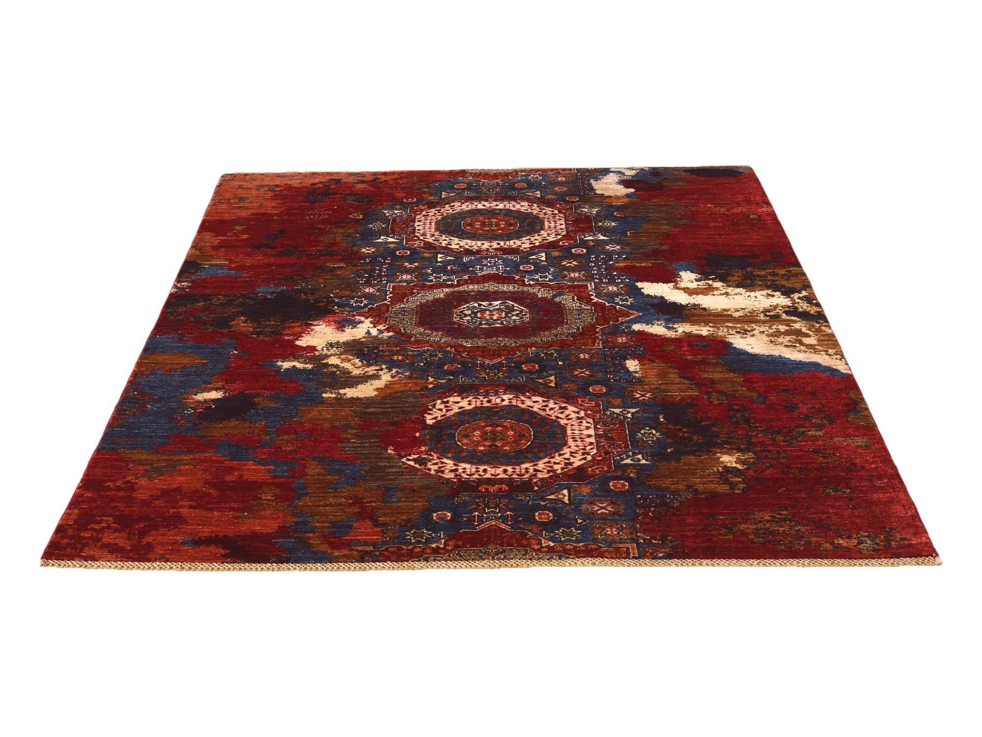 6' x 7' 7 Hand Knotted Mamluk Ziegler Rug